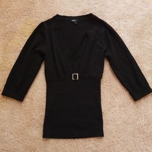 Black XOXO Fitted Top